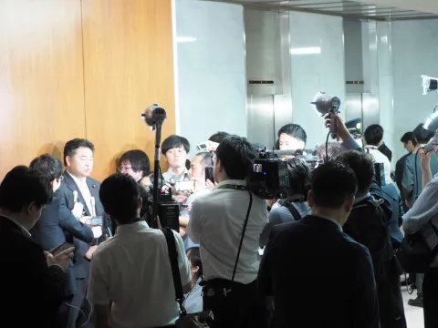 れいわ高井幹事長 全く報道されないと嘆く